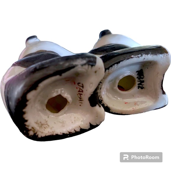 Vintage panda salt and pepper shaker Japan made - Picture 4 of 5